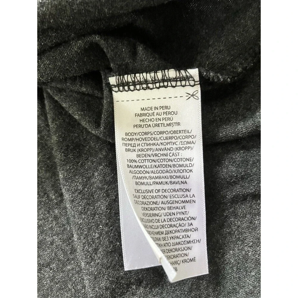 Polo Ralph Lauren Men XXL Dark Charcoal Gray Cotton Knit Hoodie Light Pullover - Picture 5 of 8